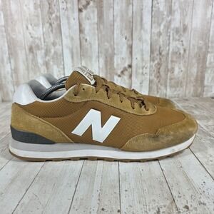 New Balance 515 Men's Brown Suede Mesh Casual Athletic Shoes Size 12